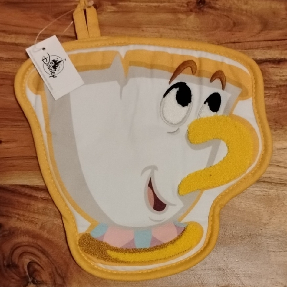 Disney Chip Pot Holder with Yellow and White